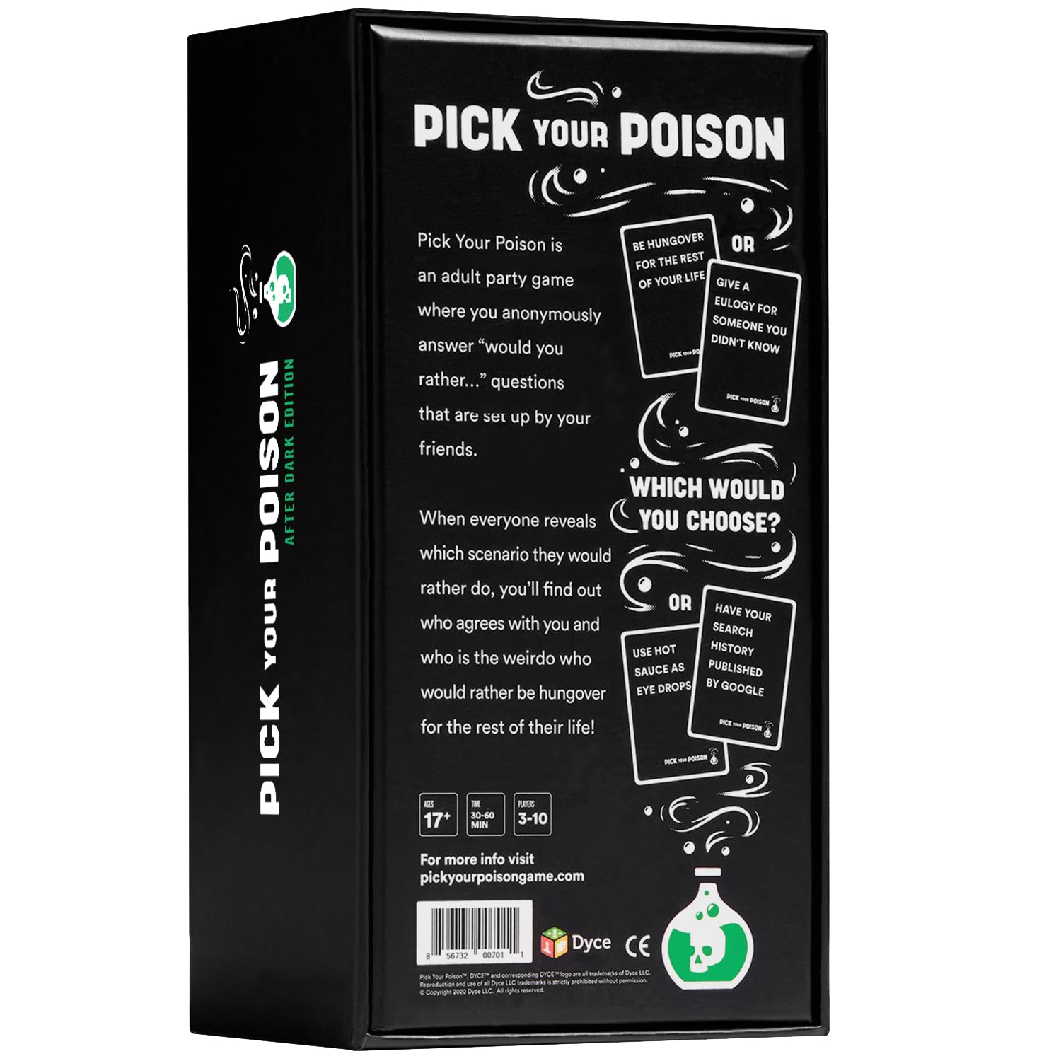 Pick Your Poison After Dark + Expansion Set Party Game - The “What Would You Rather Do?” Adult Card Game for College Students, Fun Parties & Board Games Night with your Group