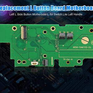 Left L Side Motherboard, for Switch Lite Left Handle, PCB Material L Side Board, Replacement Professional Game Console Key Board Part [video game]