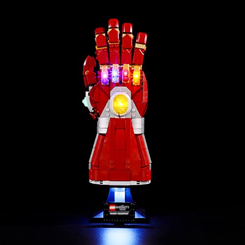 LIGHTAILING Light for Lego-76223 Nano Gauntlet - Led Lighting Kit Compatible with Lego Building Blocks Model - NOT Included The Model Set