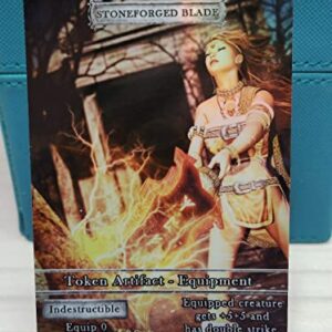 1x Stoneforged Blade #2 FOIL Laminated Custom Altered Token