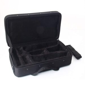 Clarinet Case Bag,Portable Lightweight Square Messenger Case for Clarinet,Black