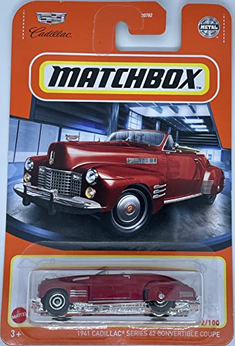 Matchbox 2022- 1941 Cadillac Series 62 Convertible Coupe [red] 62/100