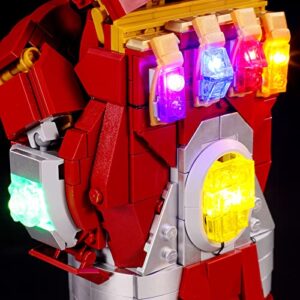 LIGHTAILING Light for Lego-76223 Nano Gauntlet - Led Lighting Kit Compatible with Lego Building Blocks Model - NOT Included The Model Set