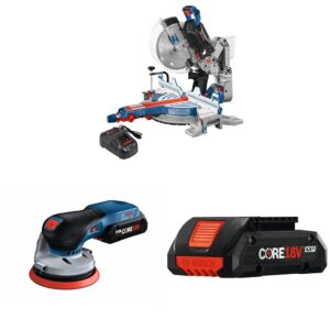 Bosch PROFACTOR 18V SURGEON GCM18V-12GDCN14 with Brushless 5 In. Random Orbit Sander with Lithium-Ion Battery Visit the BOSCH Store