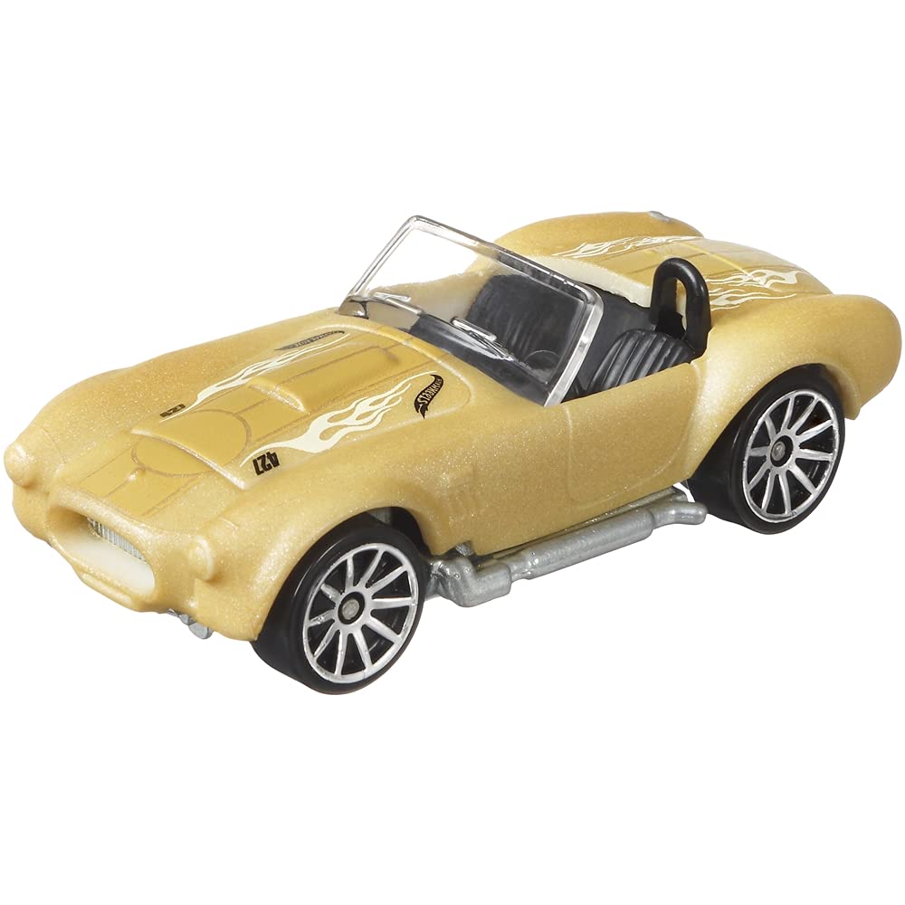 Hot Wheels Color Shifters Collectible Car ~ CFM48 ~ Shelby Cobra 427 SC - Die-Cast Color Changing Vehicle - Gold to White