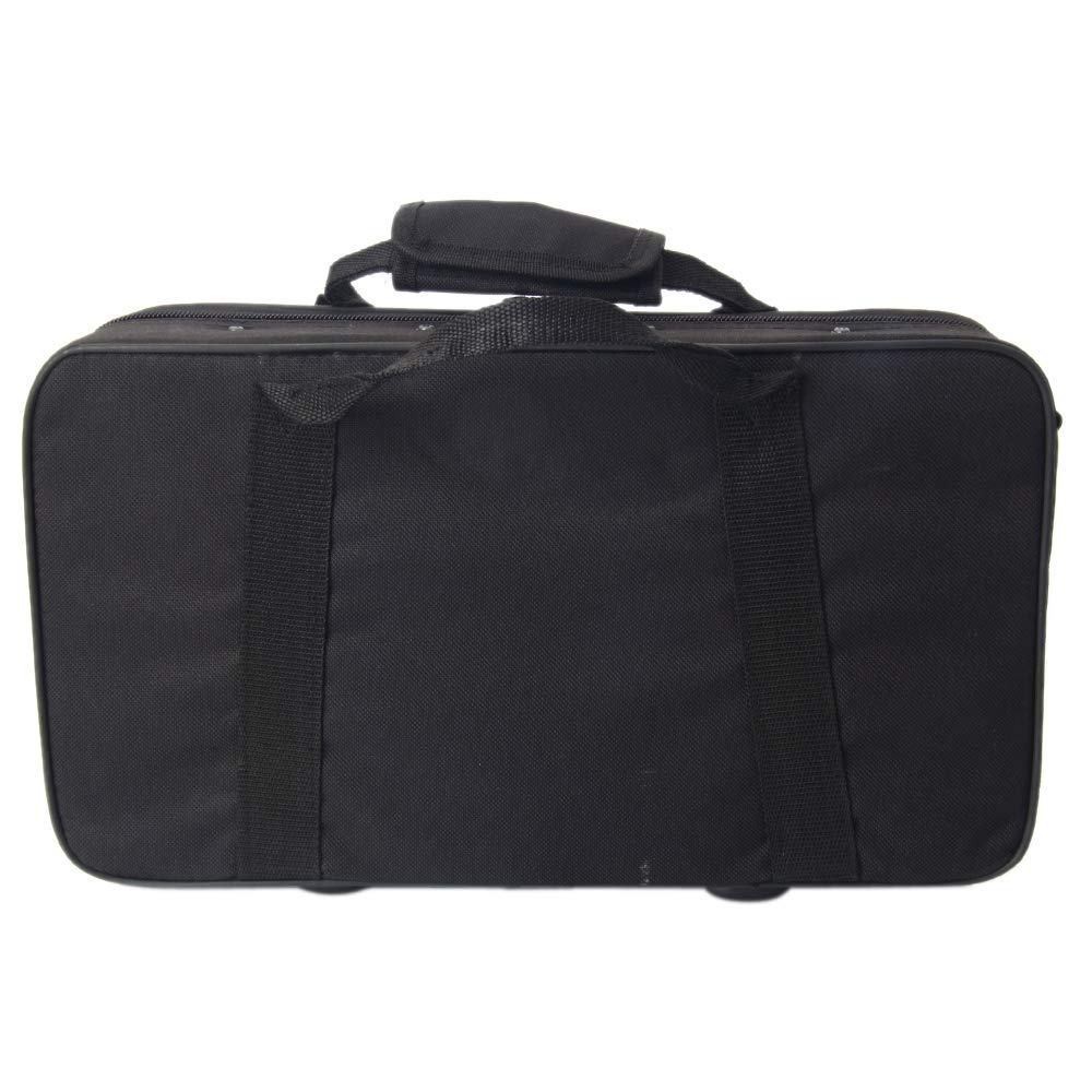 Clarinet Case Bag,Portable Lightweight Square Messenger Case for Clarinet,Black