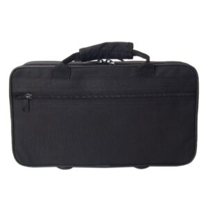 clarinet case bag,portable lightweight square messenger case for clarinet,black