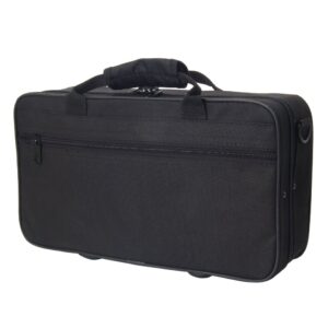 Clarinet Case Bag,Portable Lightweight Square Messenger Case for Clarinet,Black