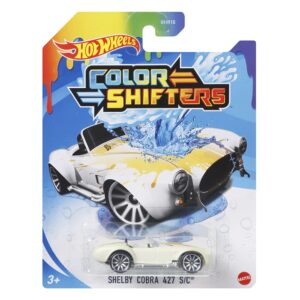 Hot Wheels Color Shifters Collectible Car ~ CFM48 ~ Shelby Cobra 427 SC - Die-Cast Color Changing Vehicle - Gold to White