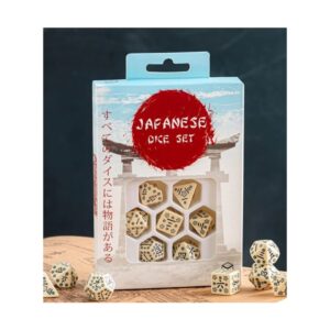 q-workshop japanese dice set: last words stone