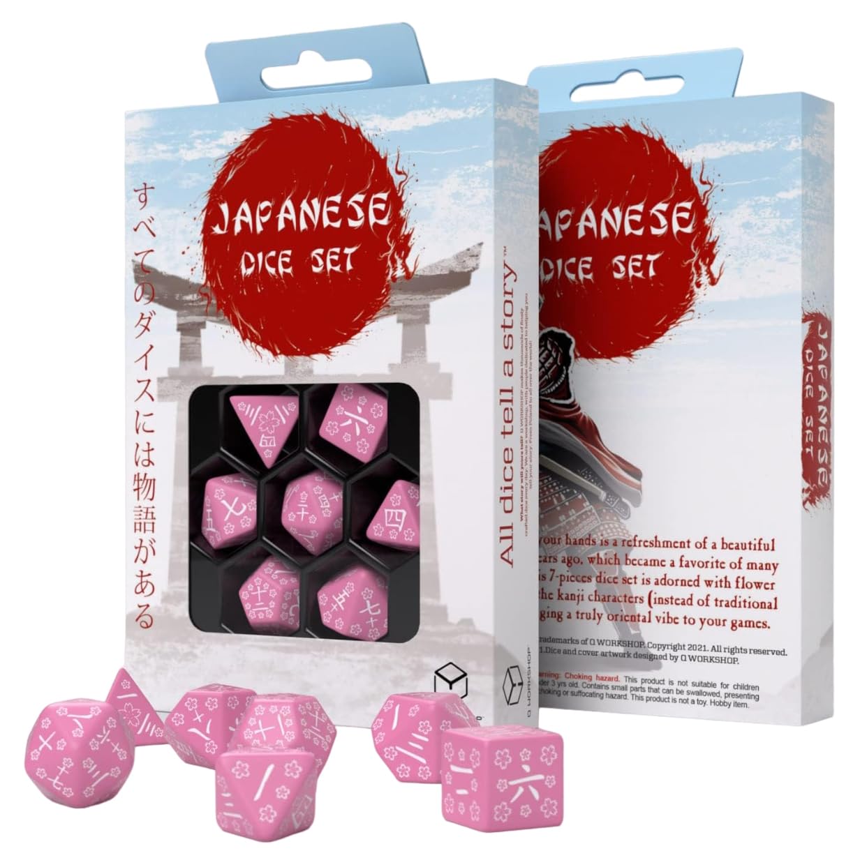 Q-Workshop Japanese Dice Set: Sweet Spring Memory