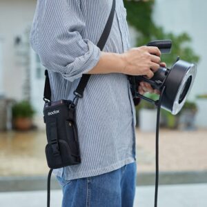 GODOX CB-57 CB57 Cross Body Mini Bag AD200Pro AD200 Pocket Flash, Portable Shoulder Straps Bag