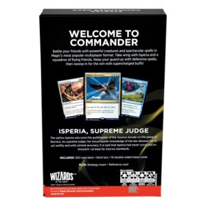 Magic: The Gathering Starter Commander Deck – First Flight (White-Blue) | Ready-to-Play Deck for Beginners and Fans | Ages 13+ | Collectible Card Games