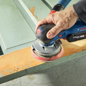 Bosch PROFACTOR 18V SURGEON GCM18V-12GDCN14 with Brushless 5 In. Random Orbit Sander with Lithium-Ion Battery Visit the BOSCH Store