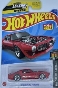 hot wheels 2022-1970 pontiac firebird - hw dream garage 1/5 [red] 1/250