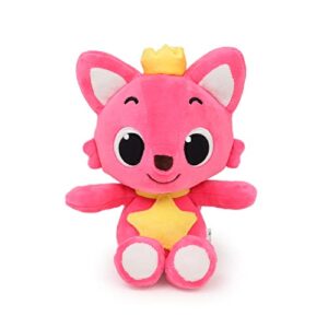 pinkfong singing plush toy, 11" stuffed animal toys, interactive musical baby toys for toddlers, gifts for boys & girls