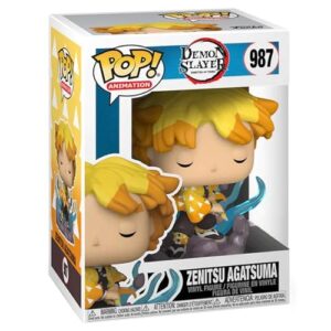 funko pop! animation: demon slayer - zenitsu agatsuma special edition multicolor exclusive vinyl figure #987