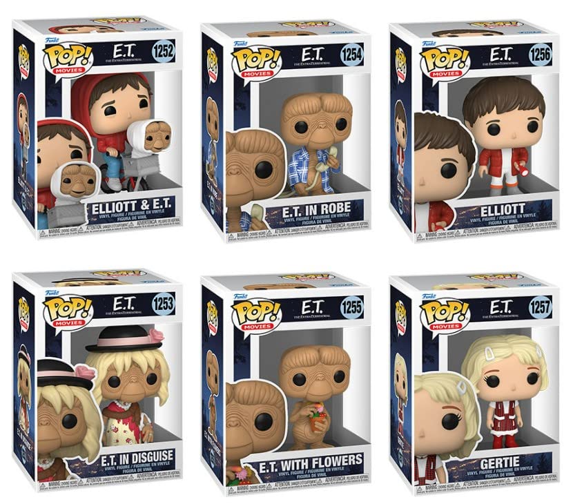 E.T. 40th Anniversary Funko Pop! Complete Set (6)