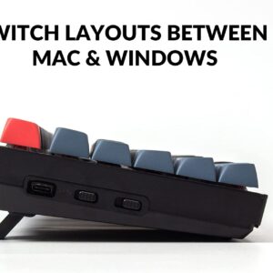 Keychron K8 Pro QMK/VIA Wireless Mechanical Keyboard, Hot-Swappable TKL Custom Programmable Macro Wired Keyboard with Gateron G Pro Brown Switch, White Backlit, PBT Keycaps for Mac Windows Linux