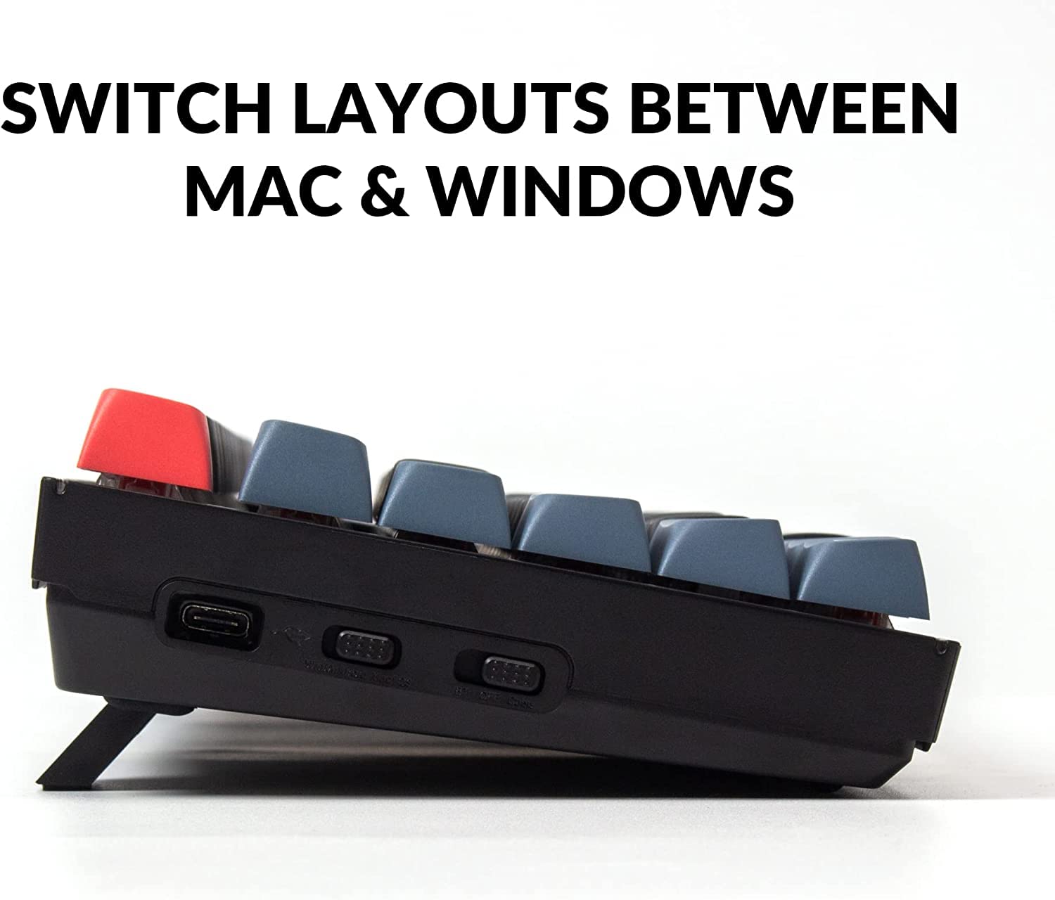 Keychron K8 Pro QMK/VIA Wireless Mechanical Keyboard, Hot-Swappable TKL Custom Programmable Macro Wired Keyboard with Gateron G Pro Brown Switch, White Backlit, PBT Keycaps for Mac Windows Linux