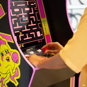 Arcade1Up BANDAI NAMCO Legacy Arcade Game Ms. PAC-MAN™ Edition – Arcade Machine for Home - 14 Classic Games