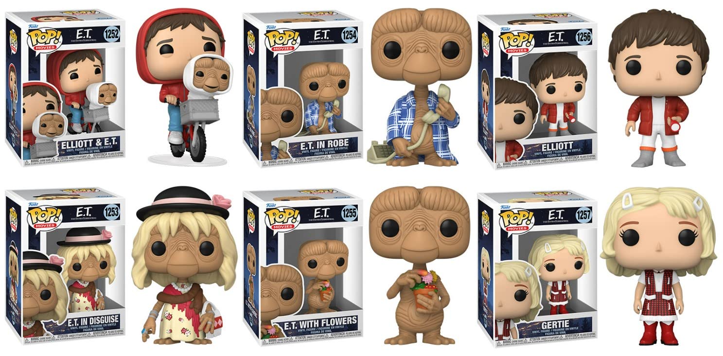 E.T. 40th Anniversary Funko Pop! Complete Set (6)