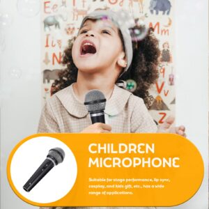 PATKAW Educational Toys Fake Microphone Prop 16.5x5x5cm Pretend Microphone Toy Toy Microphone for Kids Mic Costume Prop Toy Microphone for Karaoke Fun, Birthday Party Favors Kids Microphone