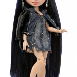 Rainbow High Kim- Denim Blue Fashion Doll. Fashionable Outfit & 10+ Colorful Play Accessories. Great Gift for Kids 4-12 Years Old and Collectors.