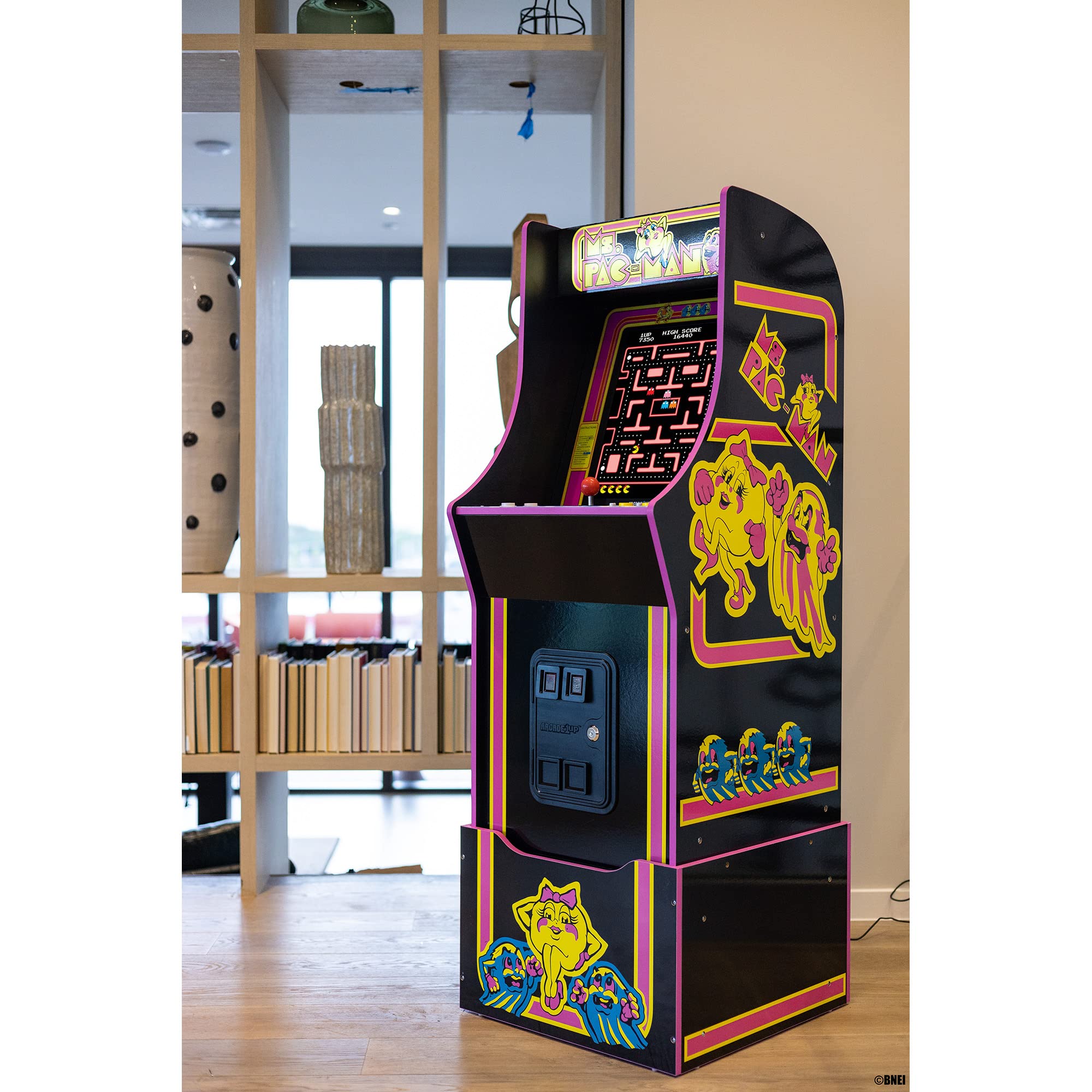 Arcade1Up BANDAI NAMCO Legacy Arcade Game Ms. PAC-MAN™ Edition – Arcade Machine for Home - 14 Classic Games