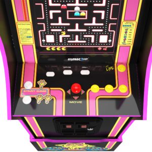 Arcade1Up BANDAI NAMCO Legacy Arcade Game Ms. PAC-MAN™ Edition – Arcade Machine for Home - 14 Classic Games