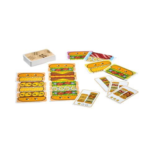 Blue Orange Games Burger ASAP! Card Game - Family or Kids Speed Matching Party Game for 2 to 5 Players. Recommended for Ages 7 & Up.