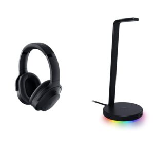 razer barracuda pro wireless gaming & mobile headset base station v2 chroma headset stand