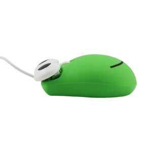 Sokelinn-six Wired Cute Mouse, USB Wired Mause for Kids with Lovely Cartoon Shaped, 1600PDI 3 Buttons Ergonomic Mini Mice for PC Laptop Desktop (Green Frog)