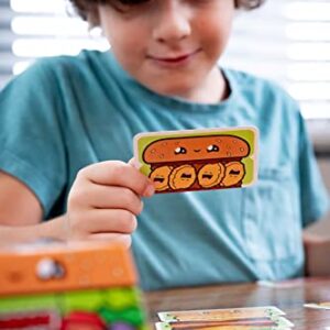 Blue Orange Games Burger ASAP! Card Game - Family or Kids Speed Matching Party Game for 2 to 5 Players. Recommended for Ages 7 & Up.