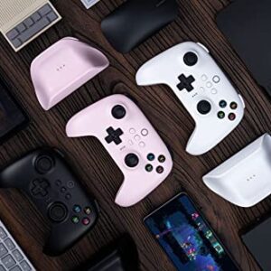 8Bitdo Ultimate 2.4g Wireless Controller With Charging Dock, 2.4g Controller for PC, Android, Steam Deck & iPhone, iPad, macOS and Apple TV (Pastel Pink)