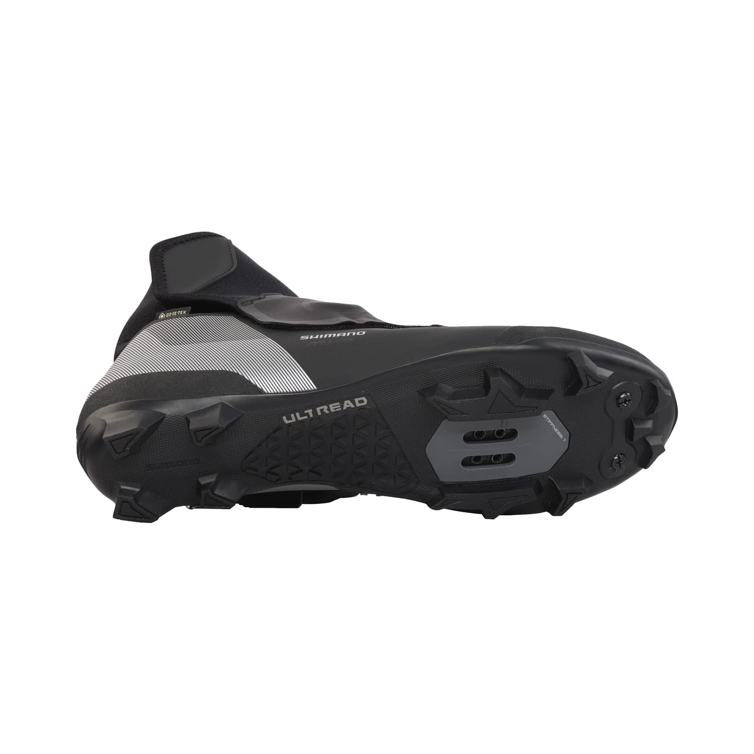 SHIMANO SH-MW702 Men’s Waterproof Winter Mountain Bike Shoe, Black, 10-10.5 Men (EU 45)