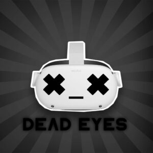 Dead Eyes - Oculus Quest 2 - Decals - Black