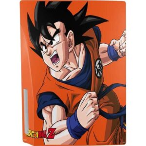 Skinit Decal Gaming Skin Compatible with PS5 Bundle - Officially Licensed Dragon Ball Z Goku Turtle School Uniform Design