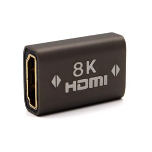 motong 8k@60hz hdmi coupler, hdmi 2.1 female to female connector adapter extender, 4k@120hz, compatible with roku tv switch ps5