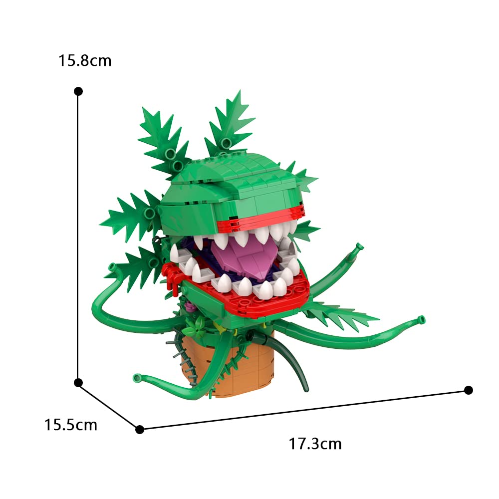 VONADO Audrey II Building Kit, Piranha Flower Little Shop of Horrors Building Toys, Cannibal Flower Building Blocks Toys, Christmas ?303Pcs?