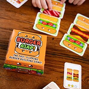 Blue Orange Games Burger ASAP! Card Game - Family or Kids Speed Matching Party Game for 2 to 5 Players. Recommended for Ages 7 & Up.