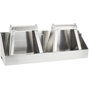 Fixed Racing Jack Stand Storage Bin, Aluminum, 31 Inch X 10 Inch