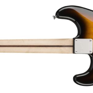 Squier Bullet Stratocaster HT SSS Electric Guitar, Brown Sunburst, Laurel Fingerboard & Professional Series Instrument Cable, Straight/Straight, Black, 10ft