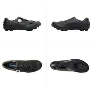 SHIMANO SH-RX600 Men’s Versatile Gravel Cycling Shoe, Black, 13-13.5 Men (EU 49)