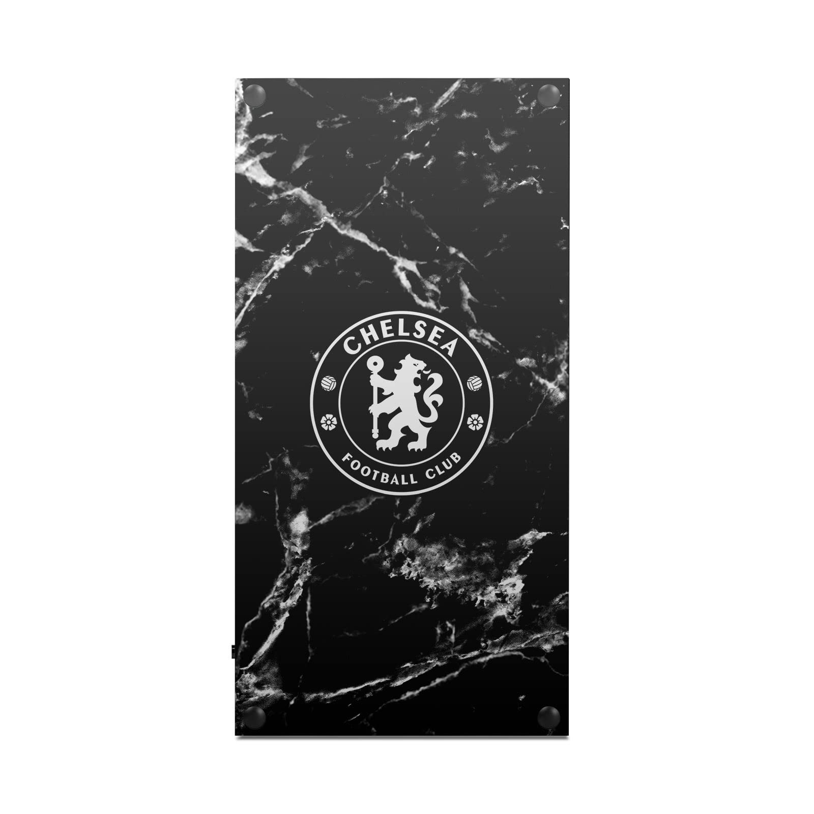 Head Case Designs Officially Licensed Chelsea Football Club Black Marble Art Vinyl Sticker Gaming Skin Decal Cover Compatible with Xbox Series X Console and Controller Bundle