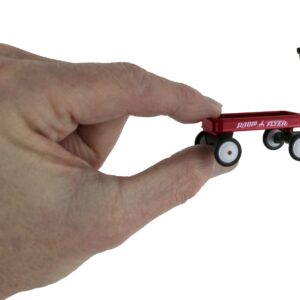 Worlds Smallest Tonka Dump Truck and Radio Flyer Classic Red Wagon Set of 2