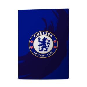 Head Case Designs Officially Licensed Chelsea Football Club Sweep Stroke Art Vinyl Faceplate Sticker Gaming Skin Decal Cover Compatible With Sony PlayStation 5 PS5 Disc Edition Console