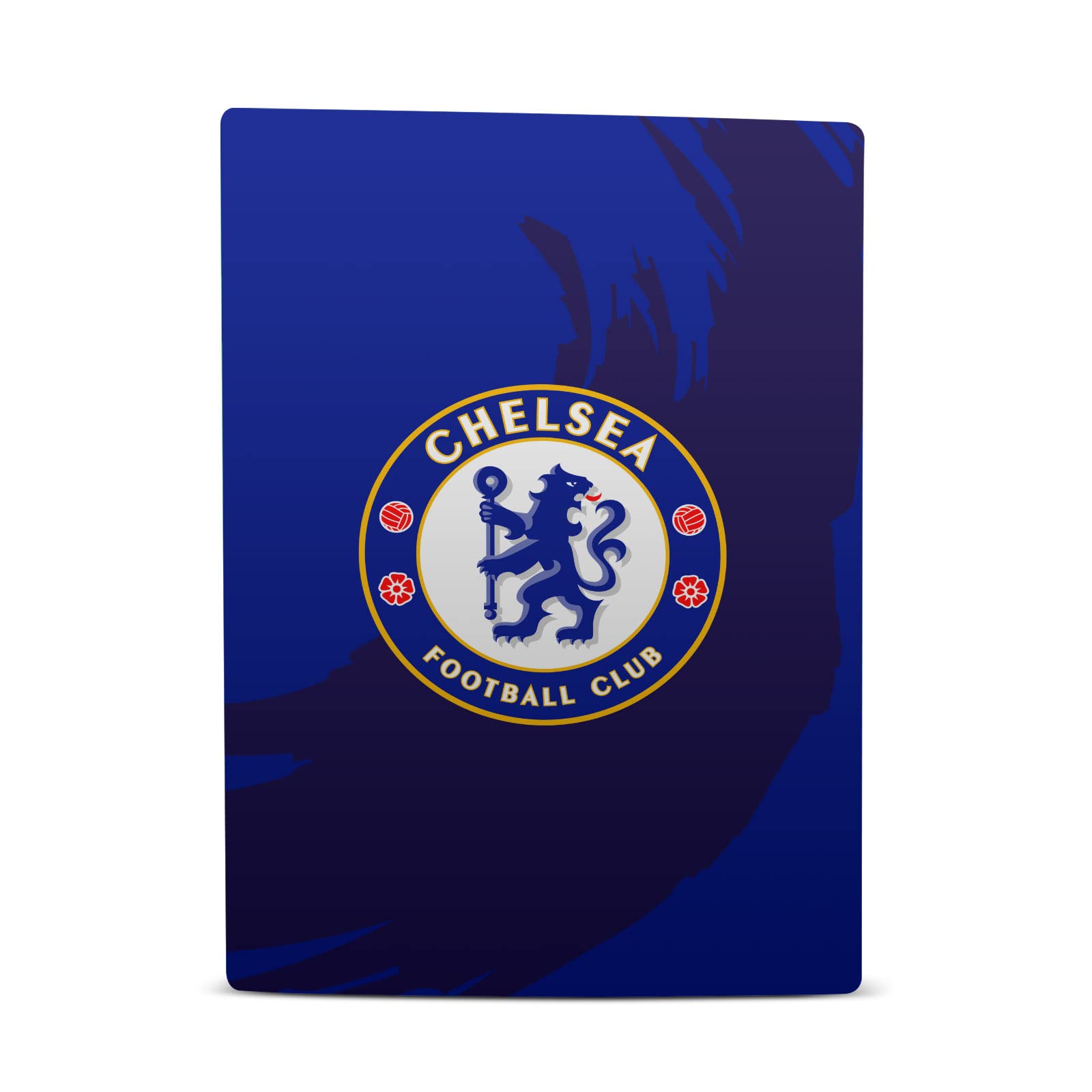 Head Case Designs Officially Licensed Chelsea Football Club Sweep Stroke Art Vinyl Faceplate Gaming Skin Decal Compatible With Sony PlayStation 5 PS5 Digital Edition Console and DualSense Controller