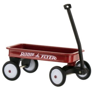 Worlds Smallest Tonka Dump Truck and Radio Flyer Classic Red Wagon Set of 2