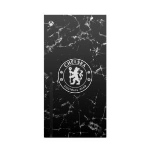 Head Case Designs Officially Licensed Chelsea Football Club Black Marble Art Vinyl Sticker Gaming Skin Decal Cover Compatible with Xbox Series X Console and Controller Bundle